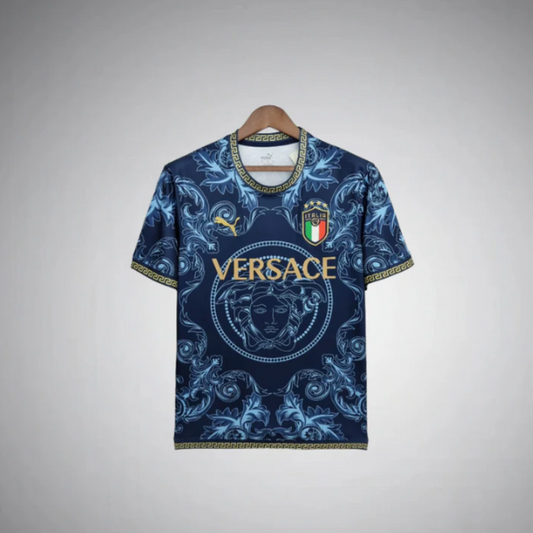 ITALY VERSACE BLUE JERSEY