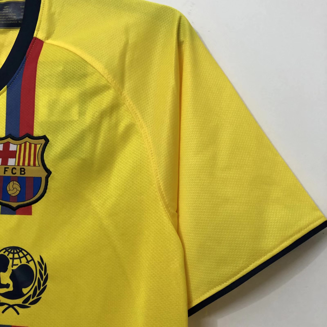 BARCELONA YELLOW RETRO JERSEY