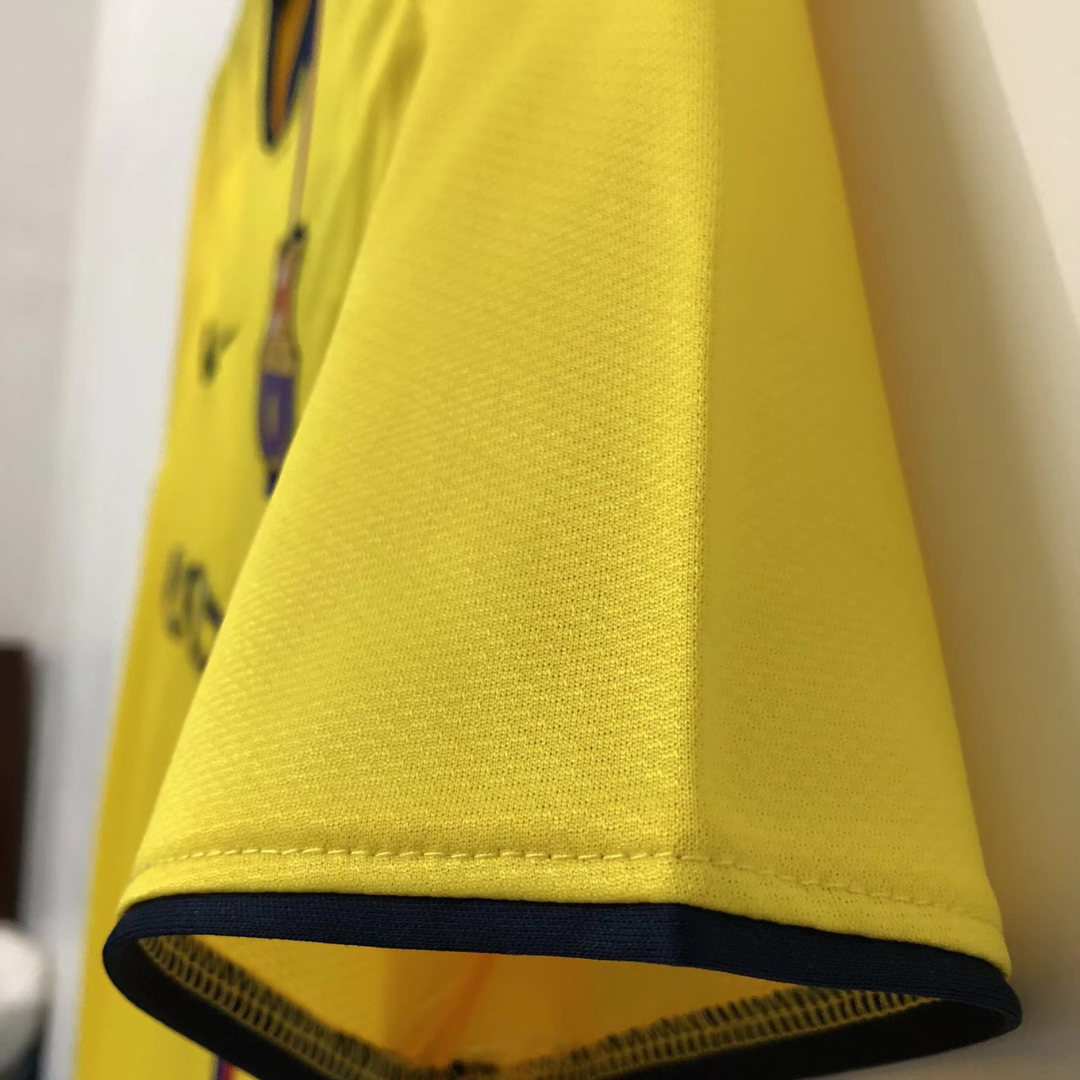 BARCELONA YELLOW RETRO JERSEY